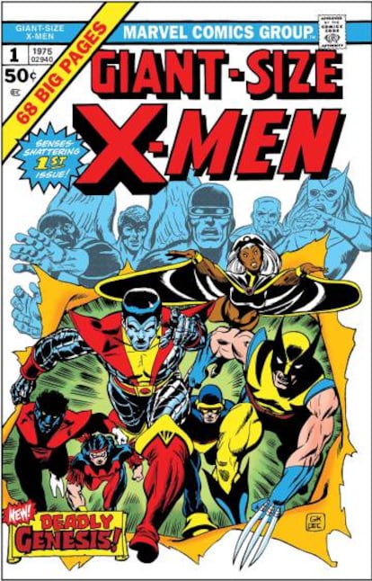 Portada de 'Giant-size X-men'.