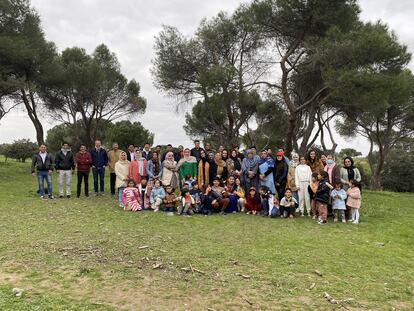 Unas 80 personas de origen afgano se reunieron para celebrar el 'nowruz' en la Casa de Campo de Madrid.