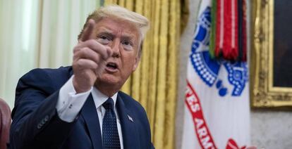 El presidente de EE UU, Donald Trump.