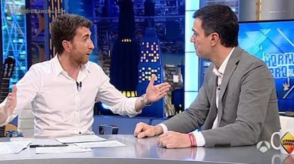 Pedro Sánchez en 'El hormiguero'.