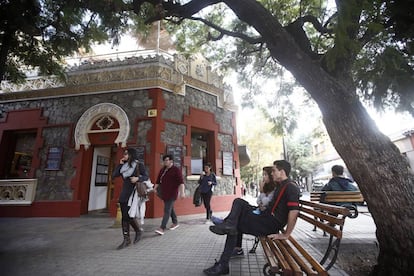 Imagen del barrio de Lastarria-Bellas Artes, ubicado en pleno centro de Santiago.