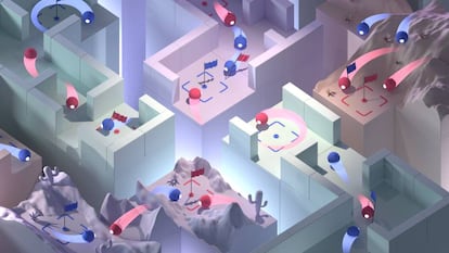 Recreaciones de un juego utilizadas por DeepMind para probar a "agentes artificiales".