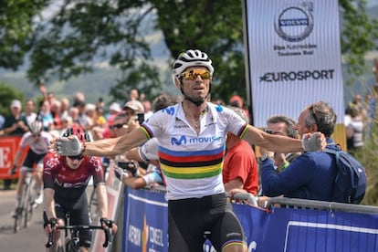 Valverde se impone en la primera etapa de la Ruta de Occitania el viernes pasado.