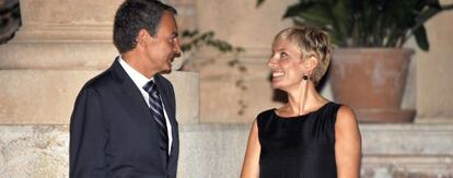 José Luis Rodríguez Zapatero y su esposa Sonsoles Espinosa.