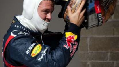 Vettel, tras lograr la 'pole'