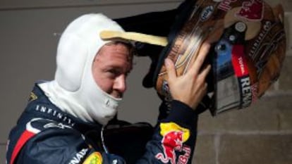 Vettel, tras lograr la 'pole'