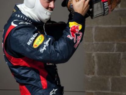 Vettel, tras lograr la 'pole'