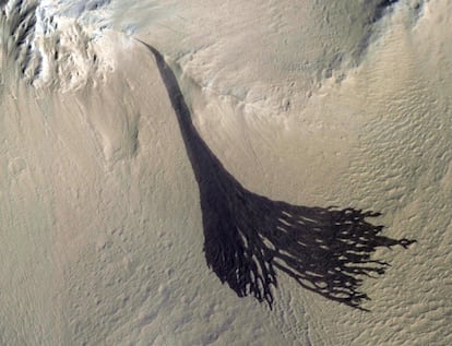 Imagen de las dunas de Marte tomadas por la sonda de la NASA MRO