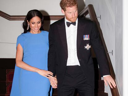Los Duques de Sussex en su viaje a Australia.