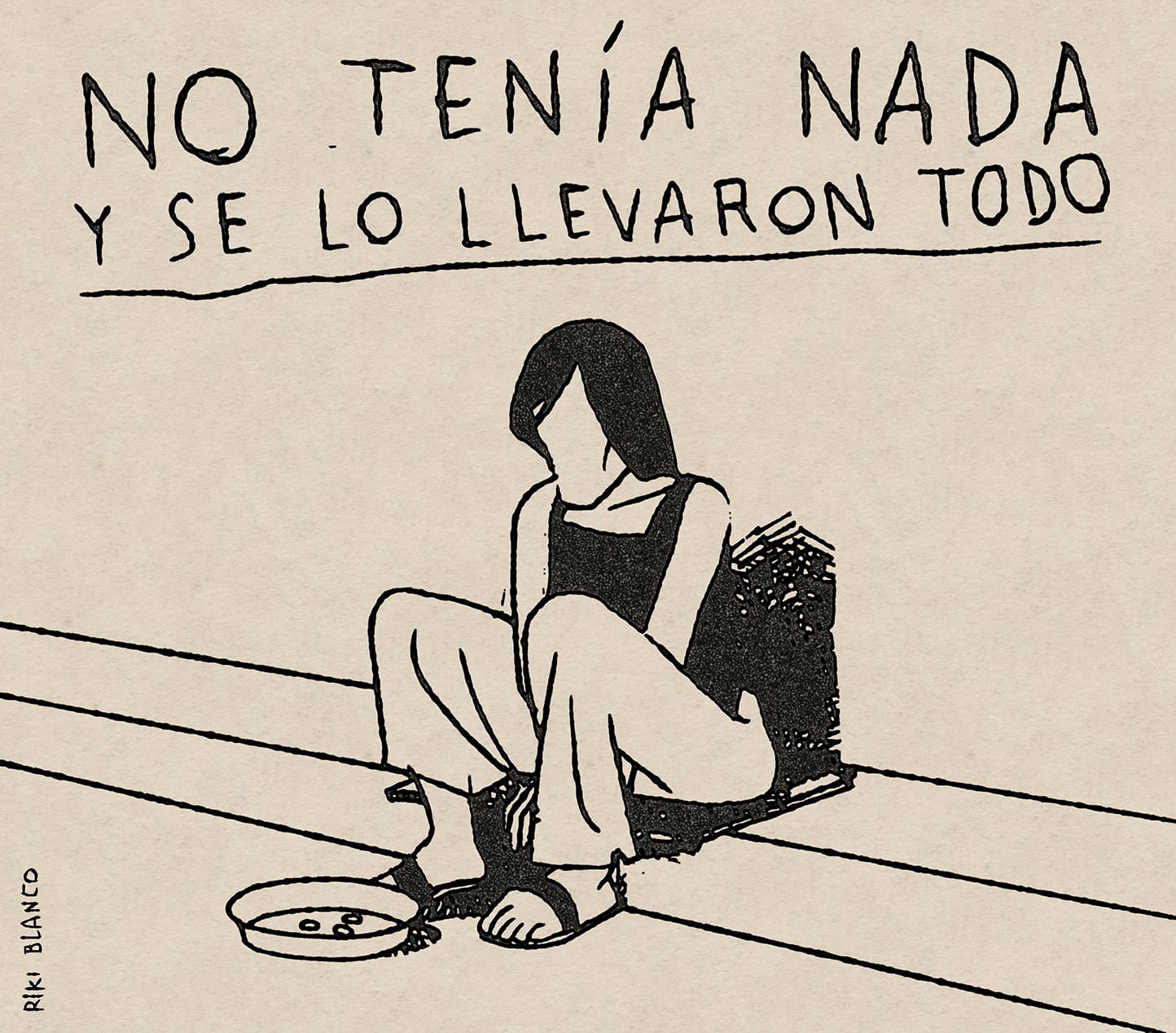 Riki Blanco: se lo llevaron todo