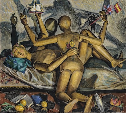 'Los maniquíes' (1932) de Gregorio Prieto. Museo Gregorio Prieto. Cortesía del Museo Carmen Thyssen Málaga