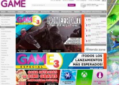Página web de Game.