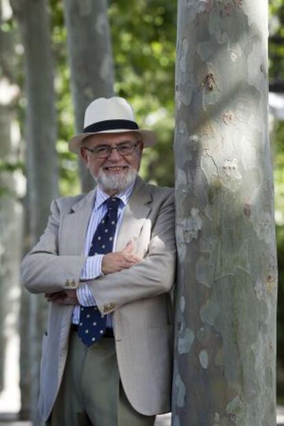 El experto en turismo y escritor Rafael de la Fuente, en Málaga.