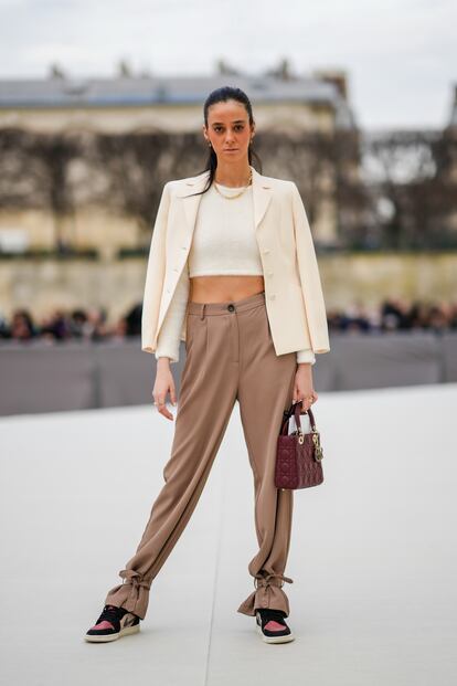 Victoria Federica en la Semana de la Moda de París, el 1 de marzo de 2022.