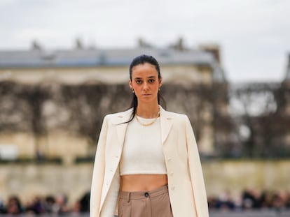 Victoria Federica en la Semana de la Moda de París, el 1 de marzo de 2022.