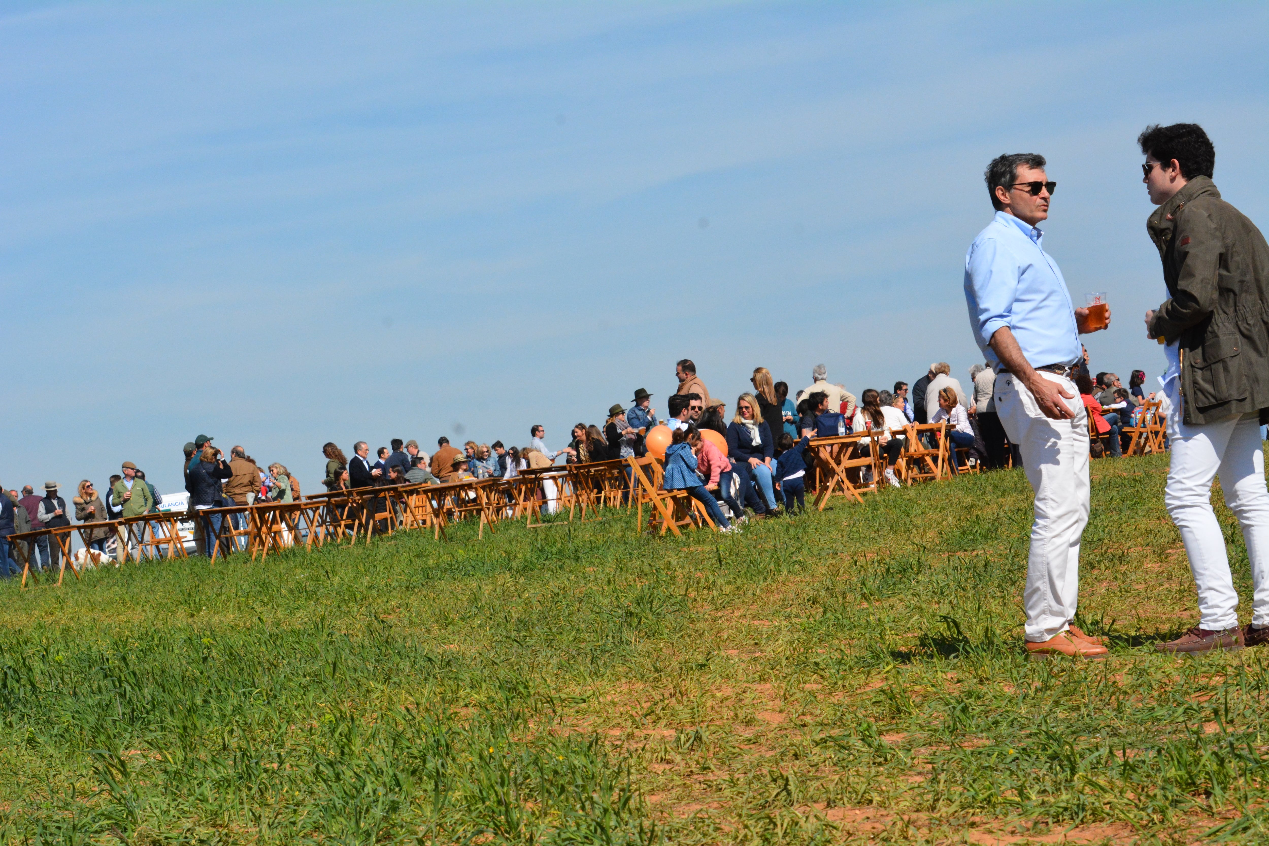 Ambiente de la competición en Palomares del Río (Sevilla) de 2020. / M. RUEDA 