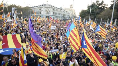 Saturday’s demonstration in Madrid.