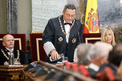 Álvaro García Ortiz, durante el acto de apertura del año judicial.