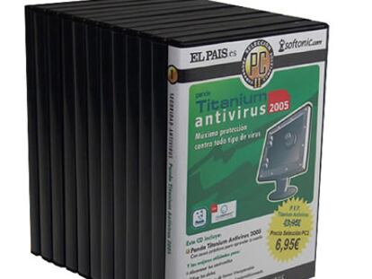 <b>ANTIVIRUS</b>. Esta semana, Panda Titanium Antivirus 2005 (1 año) inicia una colección que incluye 12 programas imprescindibles para PC en versión completa.