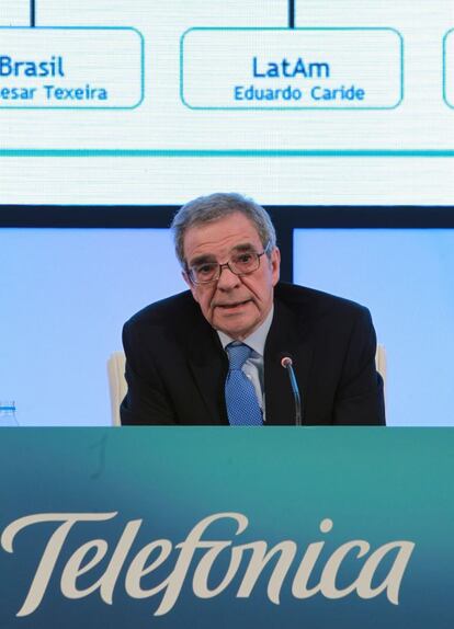 C&eacute;sar Alierta, presidente de Telef&oacute;nica.