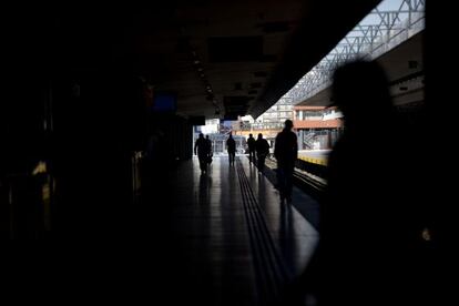 La estación Once de Buenos Aires.