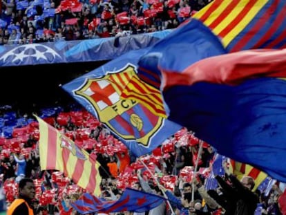 Imagen de una de las gradas del Camp Nou.