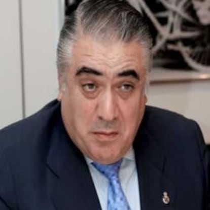 El ex presidente del Real Madrid, Lorenzo Sanz