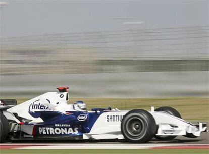 Sauber, durante las pruebas