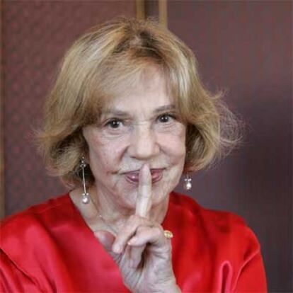 La actriz Jeanne Moreau, ayer en San Sebastián.