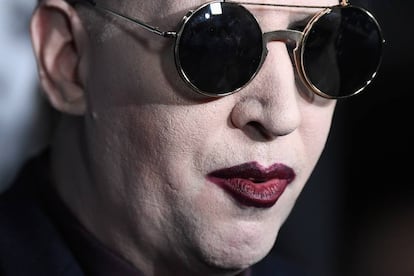El controvertido artista Marilyn Manson, cuyo apellido hace honor a Charles Manson