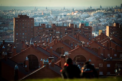Panorámica de la ciudad de Madrid, en una foto tomada en altura en diciembre de 2024.