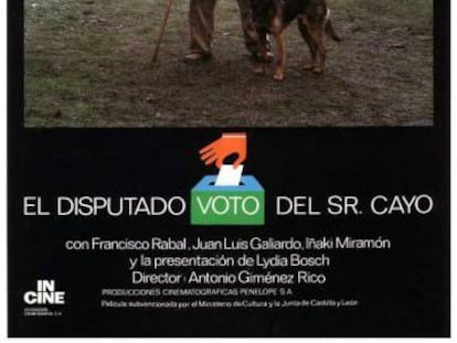 Francisco Rabal en la adaptaci&oacute;n al cine de &#039;El disputado voto del se&ntilde;or Cayo&#039;.