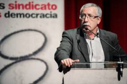 El secretario general de CCOO, Ignacio Fernández Toxo.