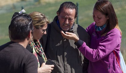 Juli&aacute;n Mu&ntilde;oz a la salida de la prisi&oacute;n de M&aacute;laga, en abril de 2016.