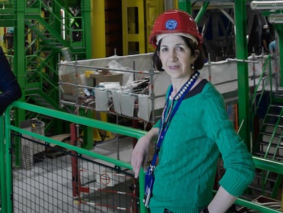 Julio de 2021 - Conversación entre Fabiola Gianotti y Nuccio Ordine en el Cern - ©Jordi Adrià