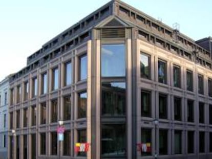 Sede del Banco de Noruega que gestiona el Norges Bank en Oslo