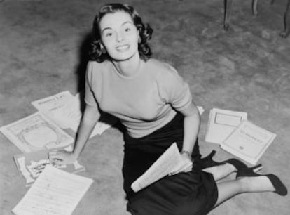 Yolande Betbeze, Miss América 1951, en una foto sin datar.