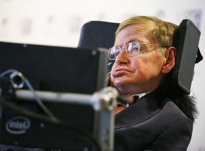 El físico Stephen Hawking está en Santiago de Compostela para recibir el I Premio Fonseca.