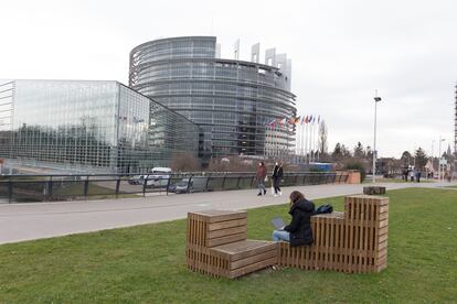 Edificio de la sede de la UE en Estrasburgo, el pasado 4 de marzo.