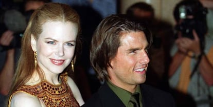 Tom Cruise y Nicole Kidman en 1999. 