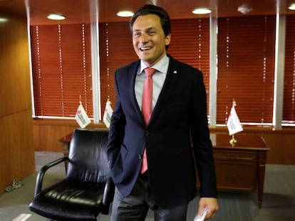 Emilio Lozoya, director de Pemex, en diciembre de 2014.