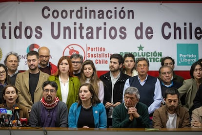 Frente Amplio, Partido Socialista y Partido Comunista tras las elecciones constituyentes