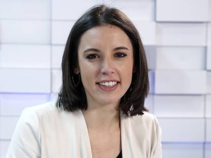 La portavoz de Podemos, Irene Montero.