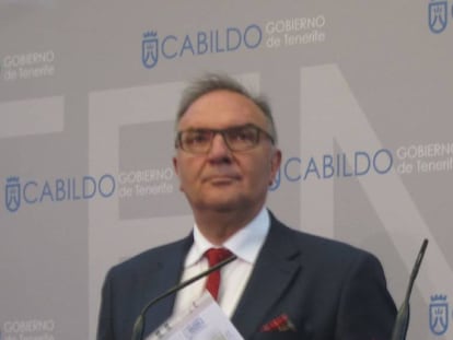 José Manuel Baltar, consejero de Sanidad del Gobierno de Canarias.