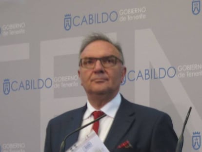 José Manuel Baltar, consejero de Sanidad del Gobierno de Canarias.