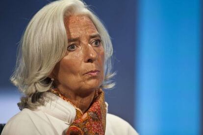 La directora gerente del FMI, Christine Lagarde.