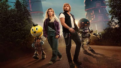 Protagonistas de la película Estado eléctrico