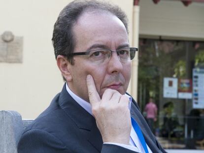 Jos&eacute; Luis Rodr&iacute;guez, director de la AEPD, en Santander. 