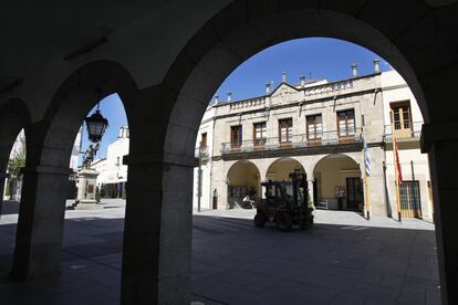 Sede del Ayuntamiento de Villanueva de la Serena en la Plaza de España.