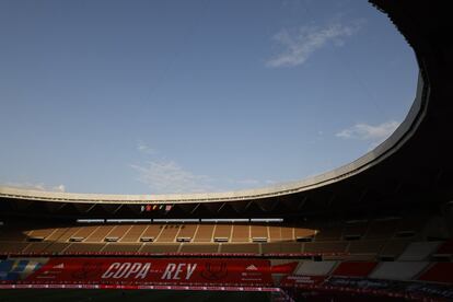 El Estadio La Cartuja de Sevilla momentos antes de que de comienzo el encuentro.